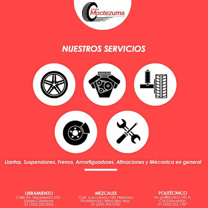 Frenos y Suspensiones Llanticentro en Mezcales