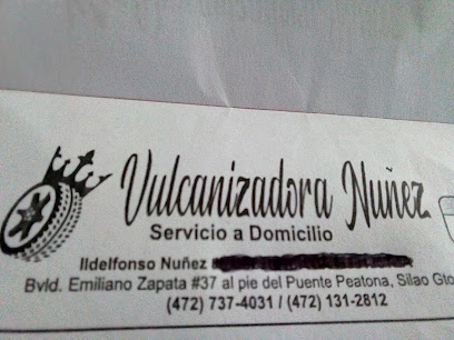 Vulcanizadora Núñez (Blvd. Emiliano Zapata ) en Silao de la Victoria