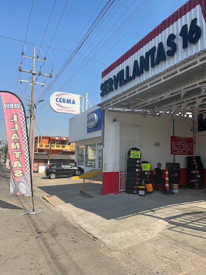 Servillantas de Tabasco (Av 16 de Septiembre) en Villahermosa