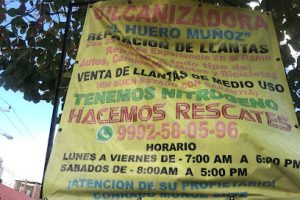 Vulcanizadora El Huero Muñoz en Mérida