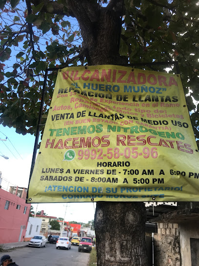 Vulcanizadora El Huero Muñoz en Mérida