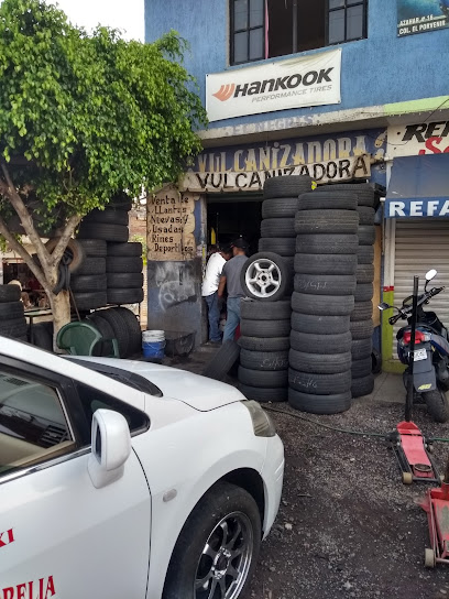 Vulcanizadora de Volcanes (Azahar 16) en Morelia