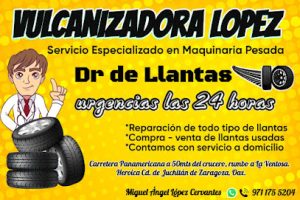 Dr.De Llantas Cervantes en Juchitán de Zaragoza