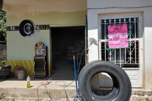 Vulcanizadora en Juchitán de Zaragoza